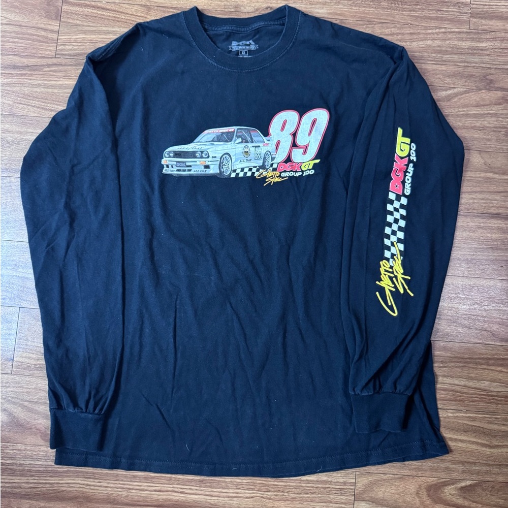 DGK GT89 Long Sleeve Black Skate T-Shirt XL